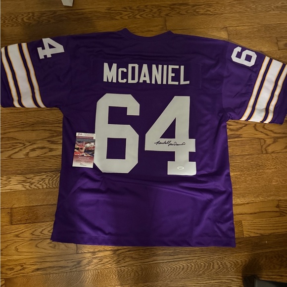 Other - Purple Football Jersey with White Accents